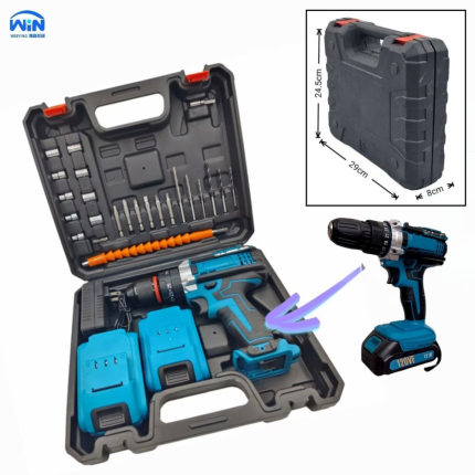 JUEGO DE TALADRO INALAMBRICO DOBLE BATERÍA 120V 🪛🧰🔩