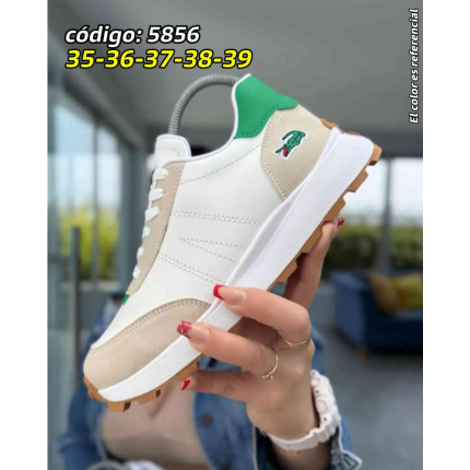 Zapatillas blanco verde